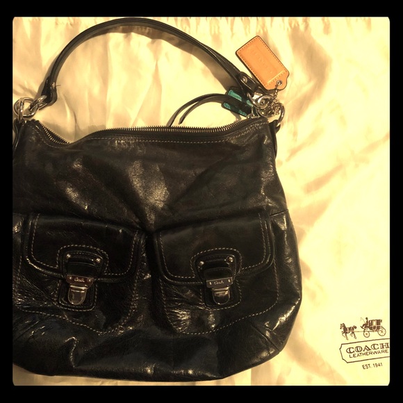 Coach Poppy leather hobo - Picture 1 of 6
